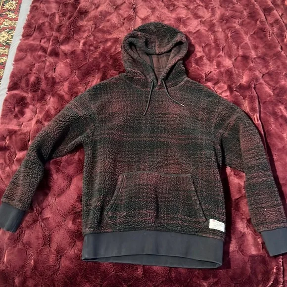 Sherpa Fleece Levis Fresh Leaves Hoodie Relaxed Graphic Zip Up